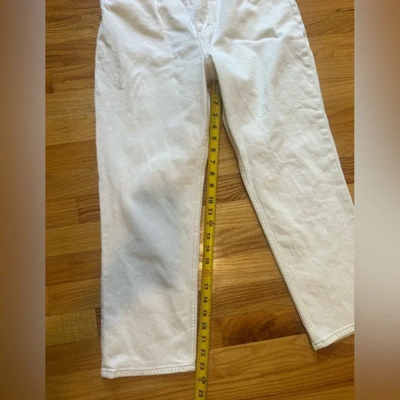 Abercrombie & Fitch Curve Love The Ankle Straight Ultra High Rise 29/8 SHORT - Picture 10 of 12